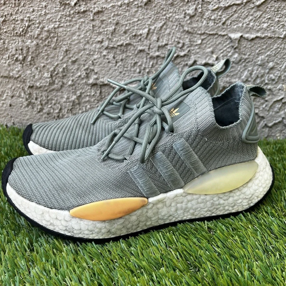 adidas Shoes Women Size 9 NMD_W1 sneakers Silver Green Acid Orange